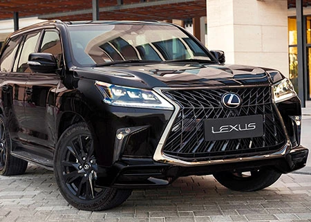 Lexus LX 570 Black Edition - Queen Cars Rent A Car - Best Rent A Car & Limousine Services in Doha, State of Qatar